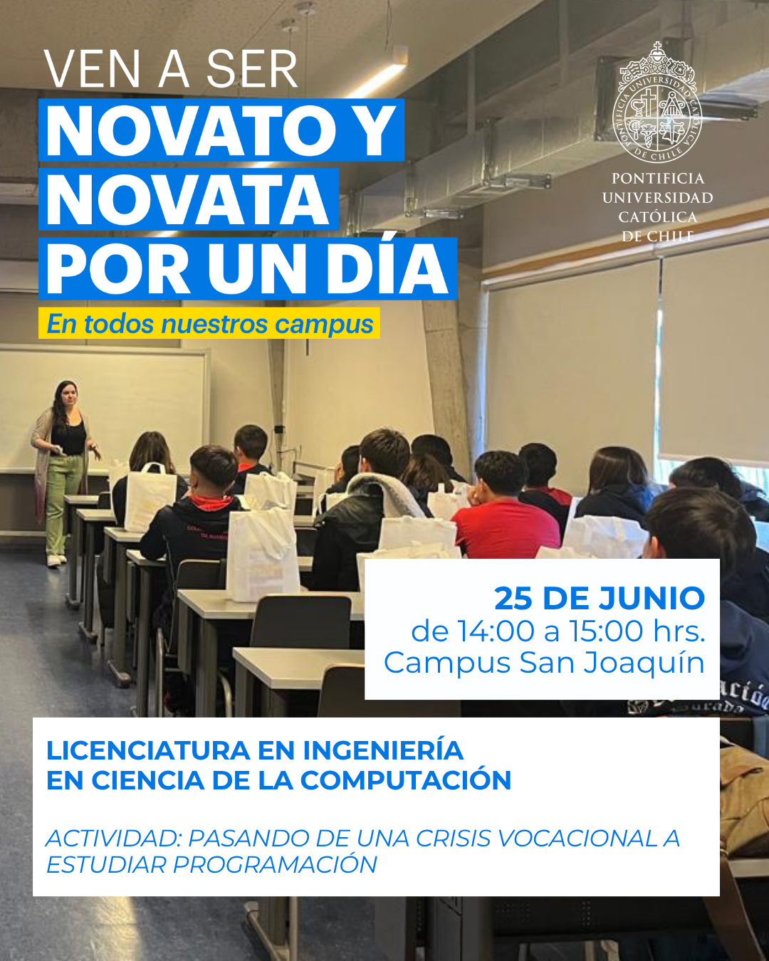 Novato y Novata por un día: “Pasando de una crisis vocacional a estudiar programación”